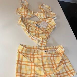 Dippin' Daisy's Vibrant Plaid Bikini Set